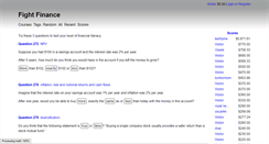Desktop Screenshot of fightfinance.com